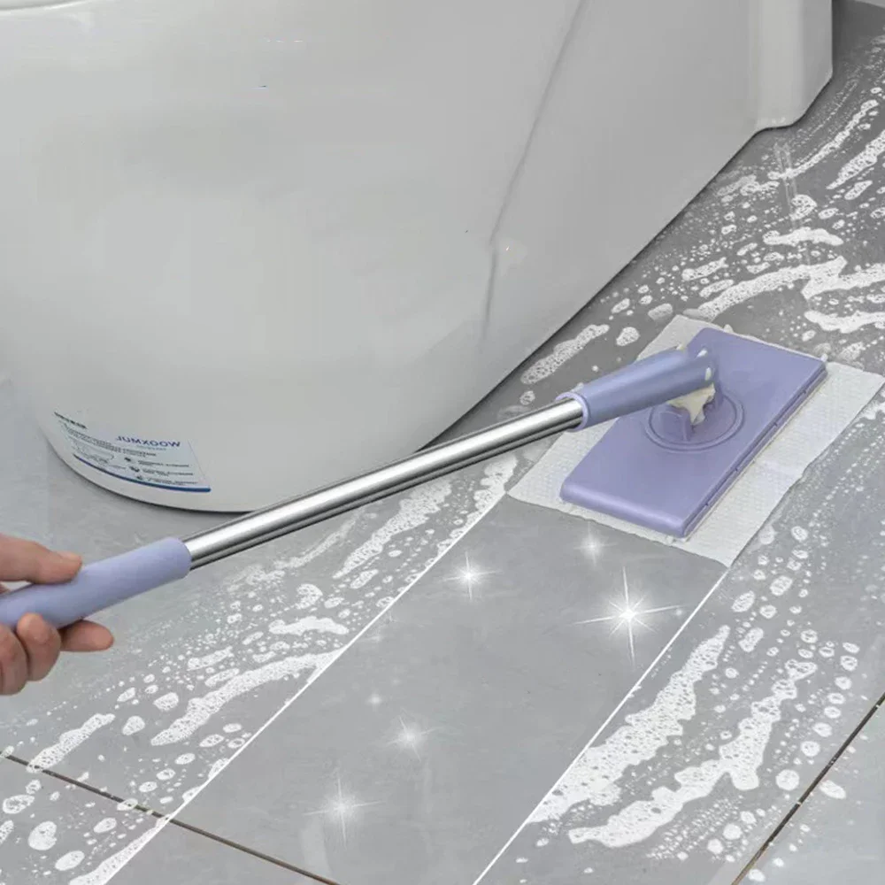 얼굴 수건 걸레 바닥/창문용 핸즈프리 청소 평판 걸레 360 ° 회전 미니 걸레 물티슈 가정용 주방 청소 도구