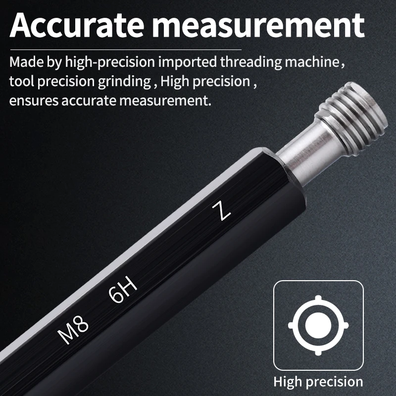 

EiMoGe 1 шт. 6H M54-M60 Стальной метрический резьбовой калибр-пробка (мерник) высокого качества оптом M54 M55-M60