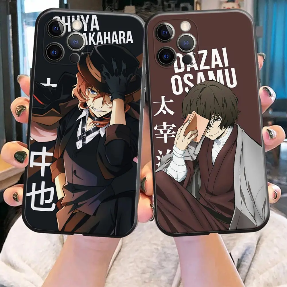 Anime Bungou Stray Dogs Dazai Osamu Funda Capa Phone Case for iPhone Apple 11 12 13 14 7 8 SE XR X XS 6s Pro Plus Max Coque Case