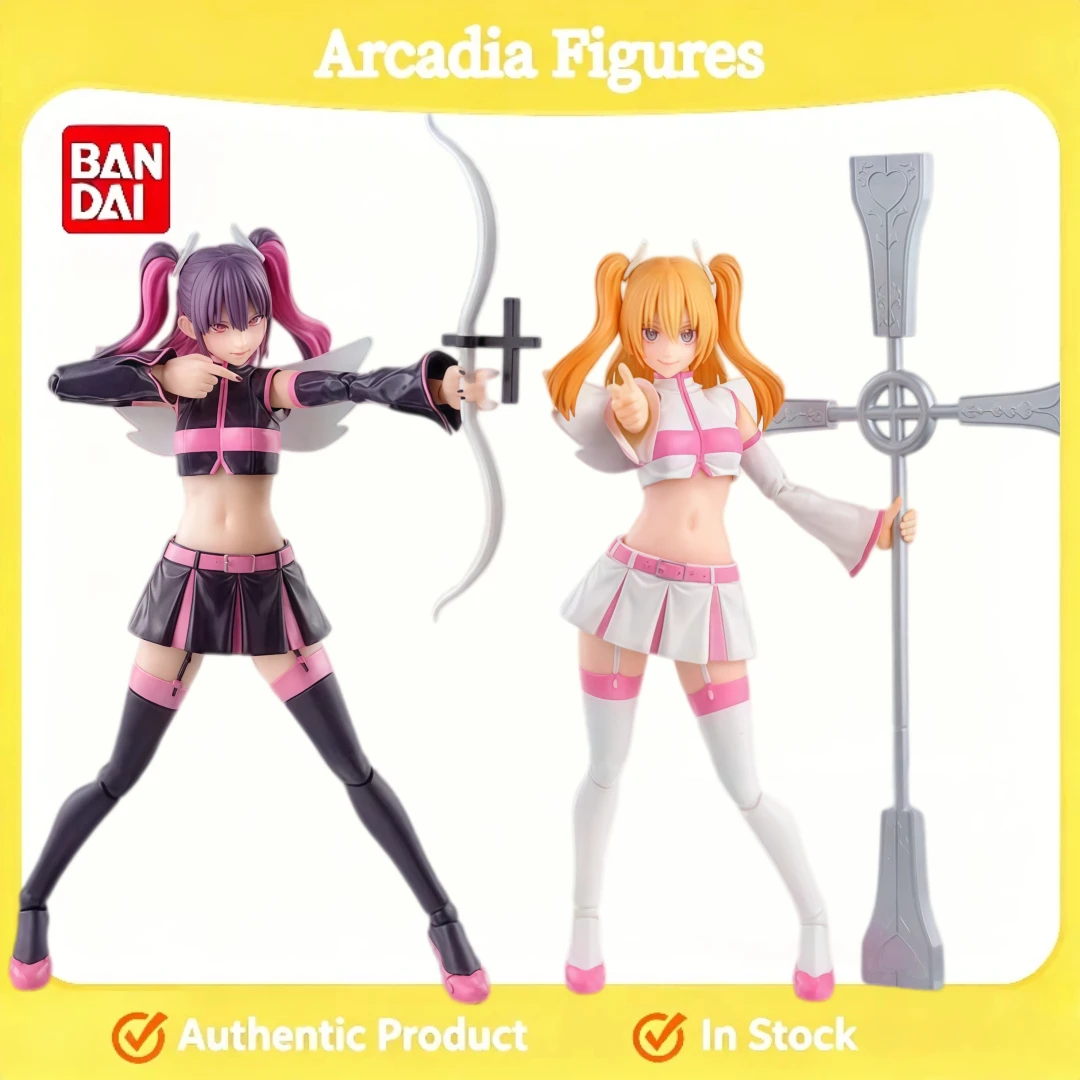 

[In Stock] Original Bandai SHF 2.5 Dimension Angel Sky Team Mihana & Lillie Model Anime Collectibles Desktop Doll Toy Figures
