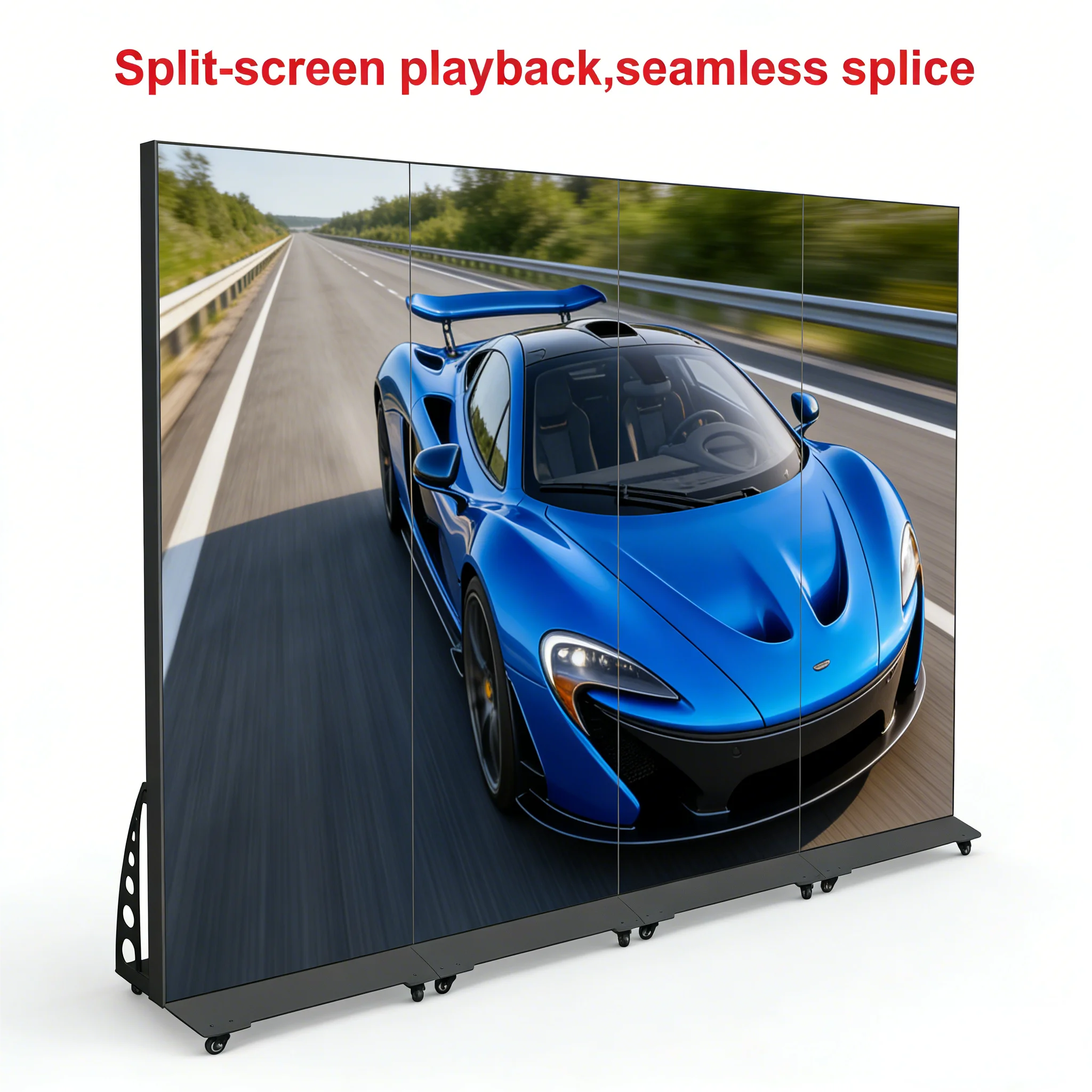 Guangdong Factory Direct Floor Stand Totem LED Display IP65 800CD/ Brightness Foldable Design for Indoor/Outdoor 3-Year