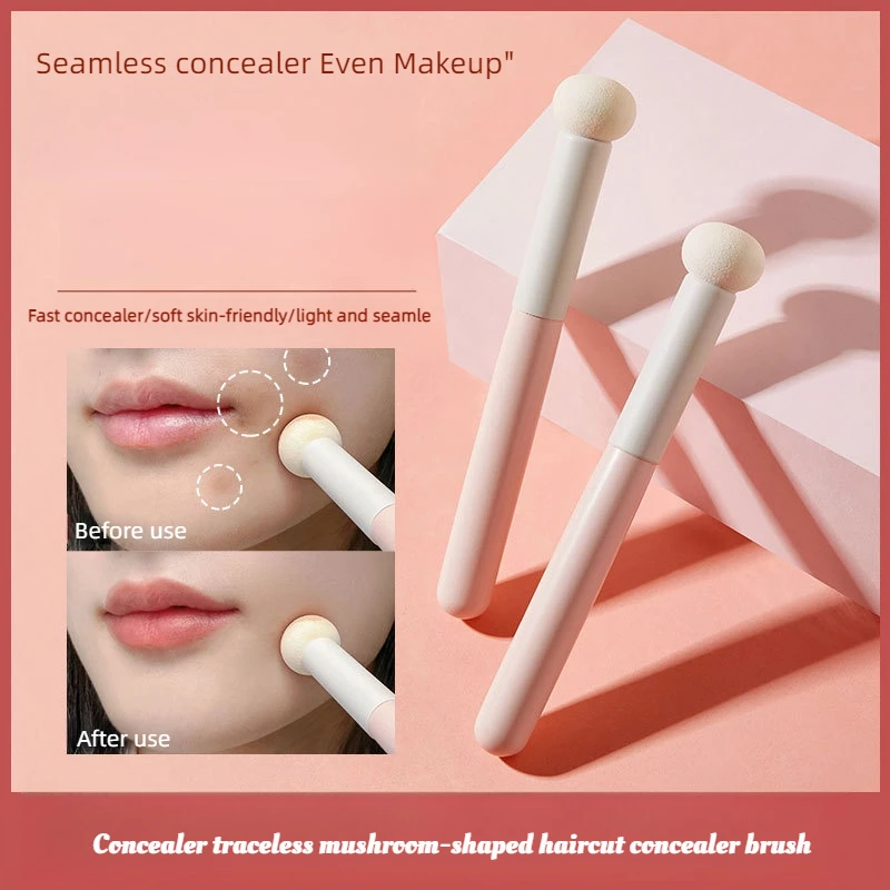

Gecomoc Orrector Brush, грибовая губчатая головка, мини индивидуальная Кисть для макияжа