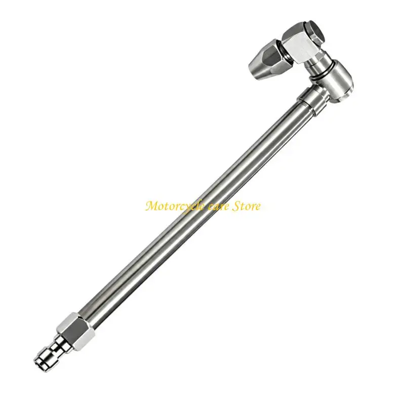 U75F 25-Degree Fan Nozzle HVAC Cleaning Wand with 360-Degree Articulated Joint and 4 Quick Connecting Interfaces for Coils