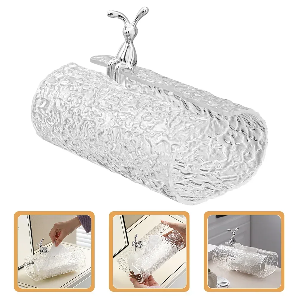 Napkin Towel Dispenser Household Mount Decoration Case Desktop Organizer Holder Container Tissue Paper Wipes Car Storage