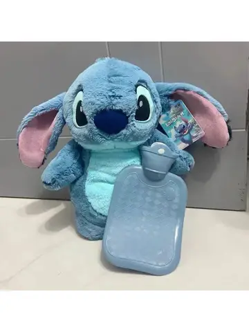 Aoger Disney Anime Hobby Stitch Winter Extra Large Plush Hot Water Bottle Women's Home Water Filling Hand Warmer Girlfriend Gift