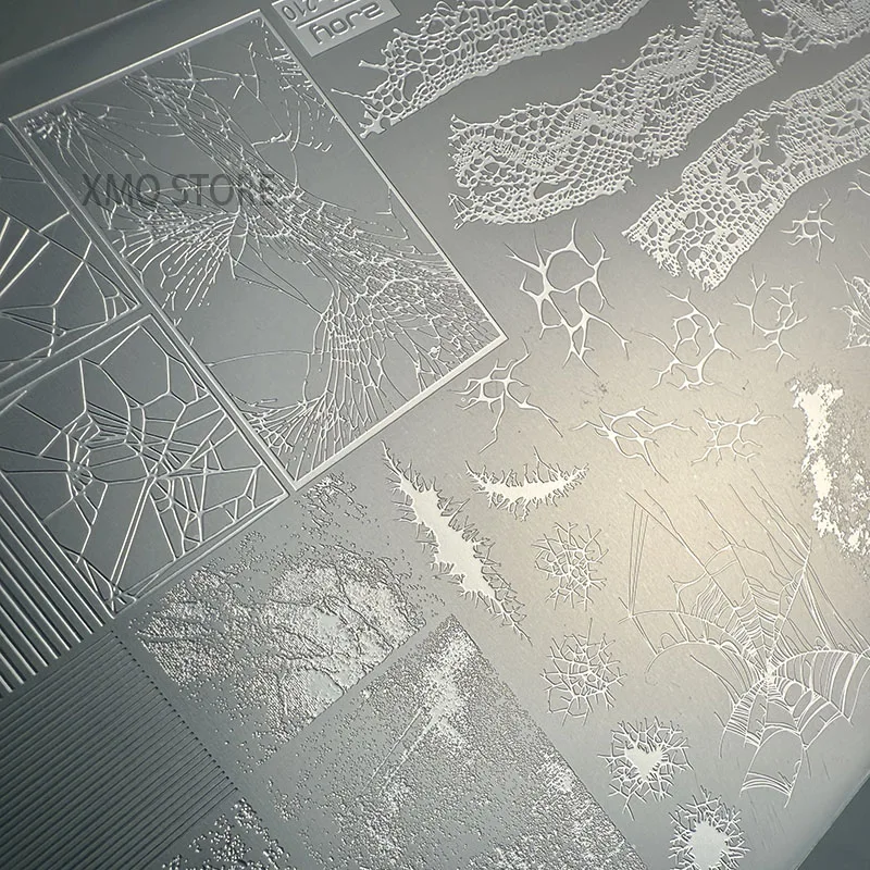 XMQ NAIL ART STAMPING PALTES LACE NAILS TEMPLATES