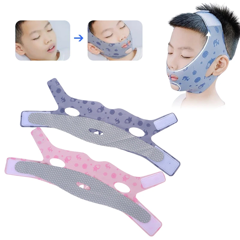 

1PC New Open Mouth Breathing Correction Chin Strap Anti Snoring Belt Mouth-Sealing Gifts For Women Men Better Breath Health Care