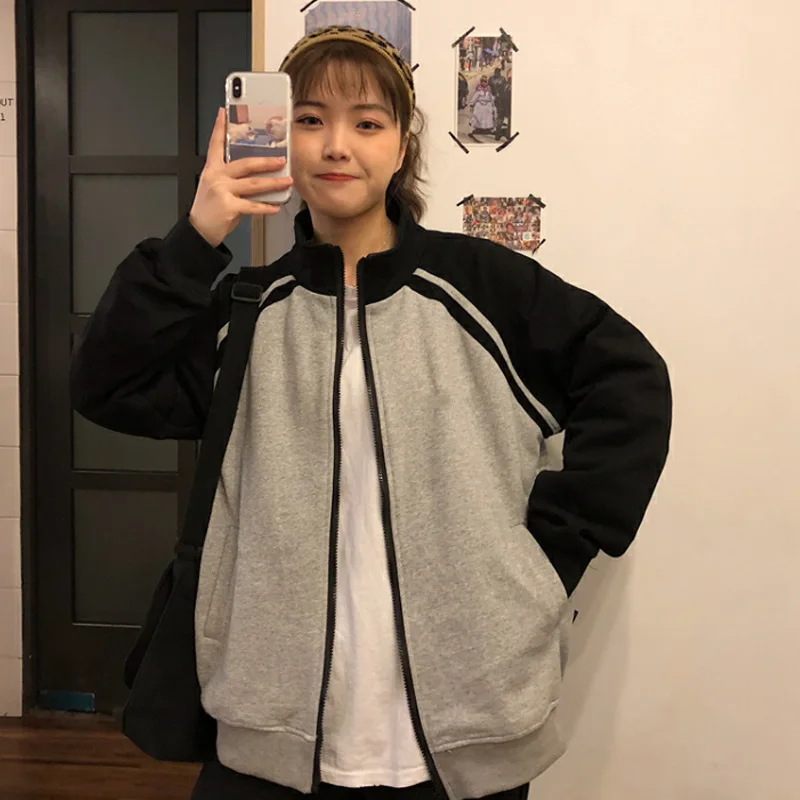 Baseball Jackets Girls Sports Womens Summer Thermal Baggy Bomber Activewear Niche Boho Unisex Multi-Functional Skin-Friendly Y2K - view 2