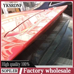 Use For Mazda 2 Spoiler Sport ABS Plastic Carbon Fiber Look Rear Trunk Wing Car Body Kit Accessories