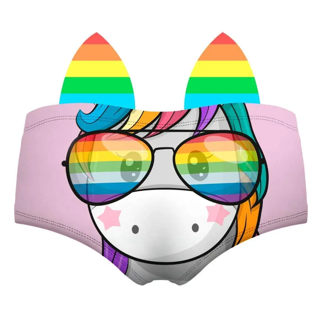 

Women's 3D Funny Animal Look Underwears Sexy Naughty Briefs With Cute Ears