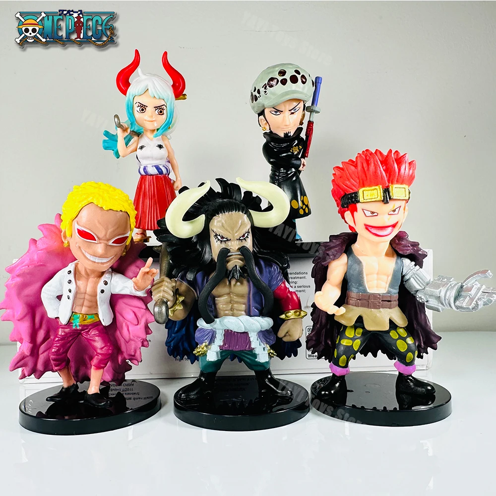 5Pcs/Set One Piece Anime Figure Kaiduo Daiwa Doflamenco   collect  Kyd Model  Luffy Decoration Model Collection Toys Gift