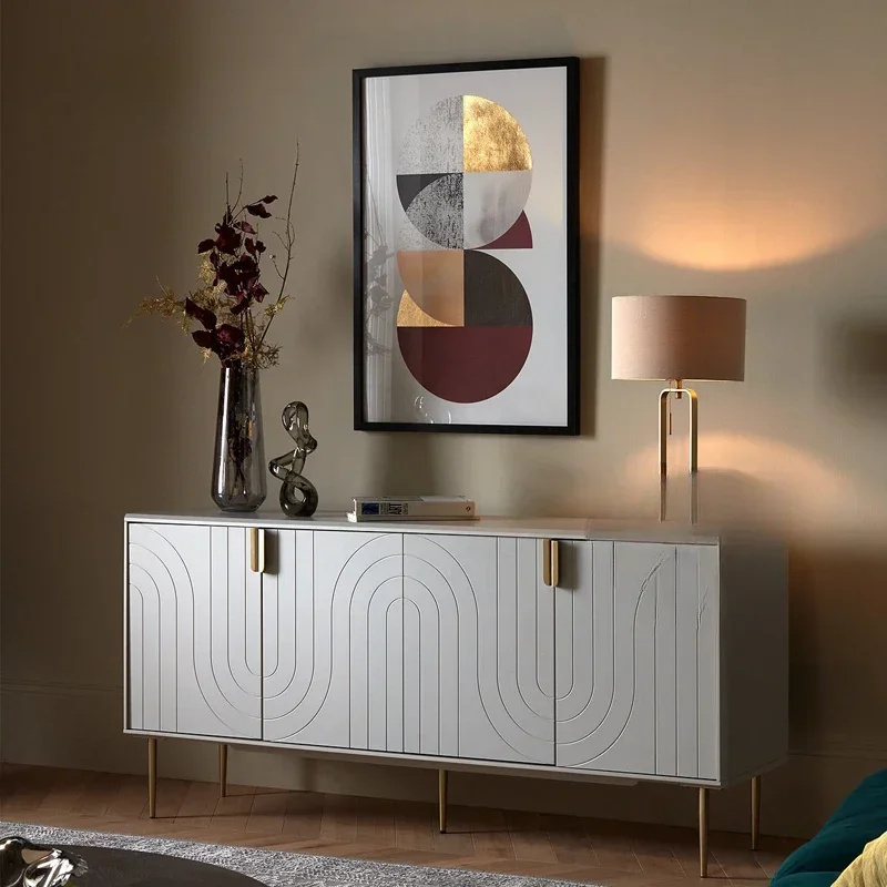 

Sideboard Cabinet Modern Simple Home Entrance Cabinet Nordic Light Luxury Dining Room/Living Room Multi-Functional Locker