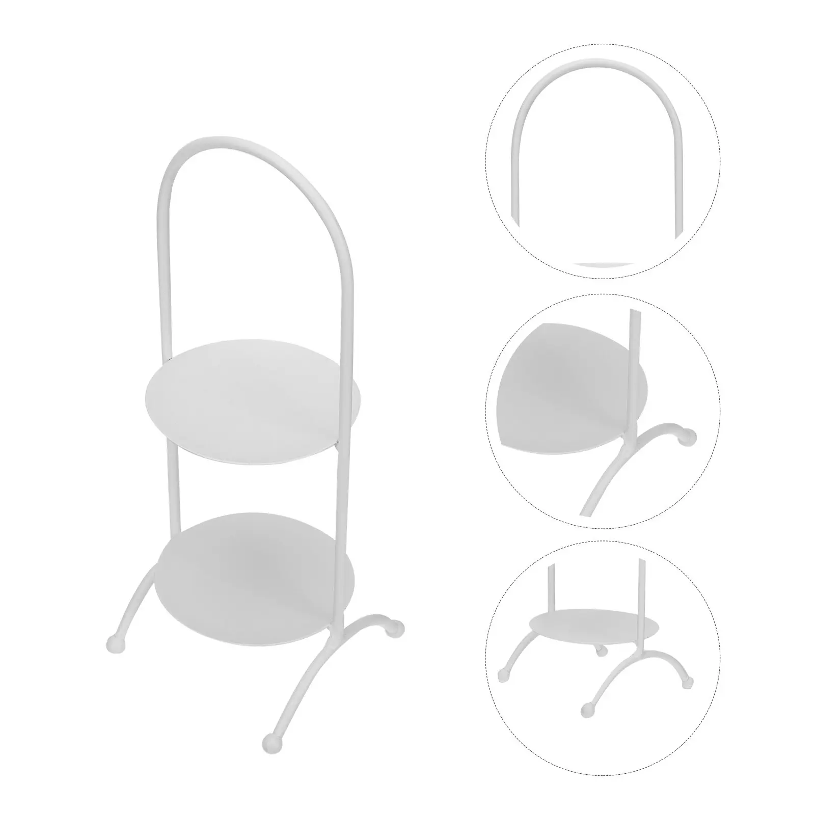 1Pcs Iron Cake Display Stand Space Saving Dessert Rack Wedding Party Decor Cupcake Cookie Fruit Chocolate Pastry Display Shelf