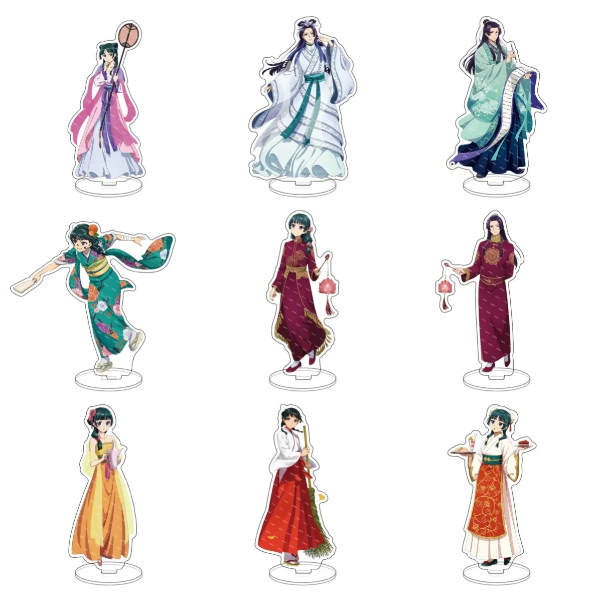 

Charm Cute Anime The Apothecary Diaries Acrylic stand Characters Accessories Backpack Pendant standing Friends For Gifts