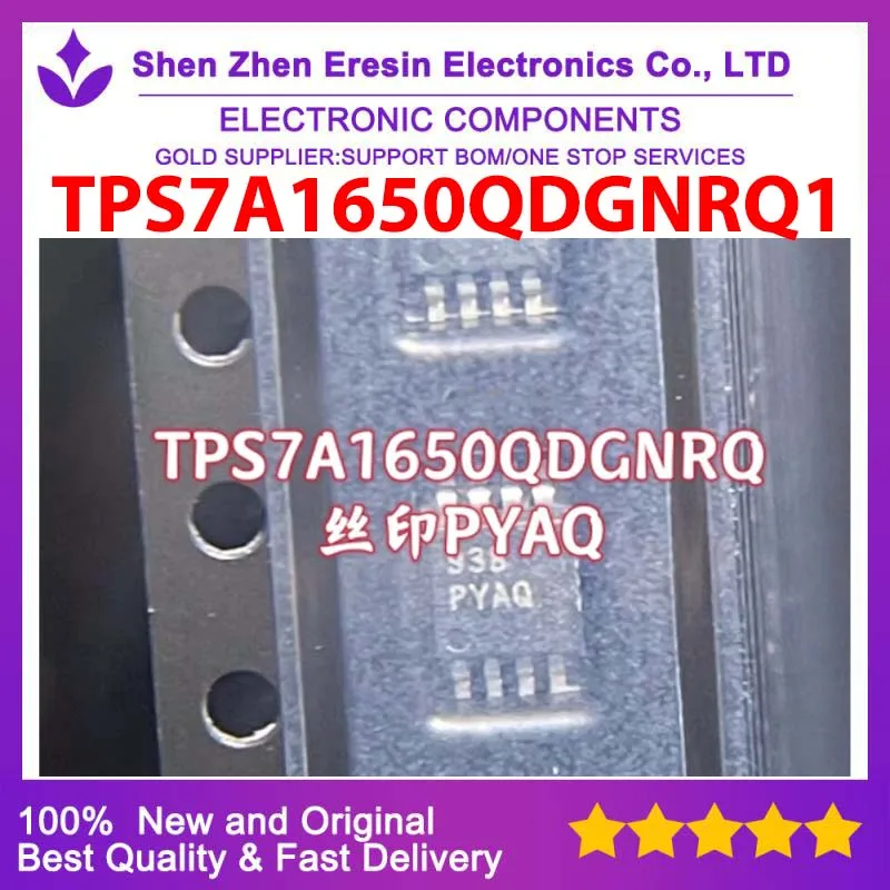 Free shipping    5PCS/LOT   TPS7A1650QDGNRQ1 MSOP8 New and original