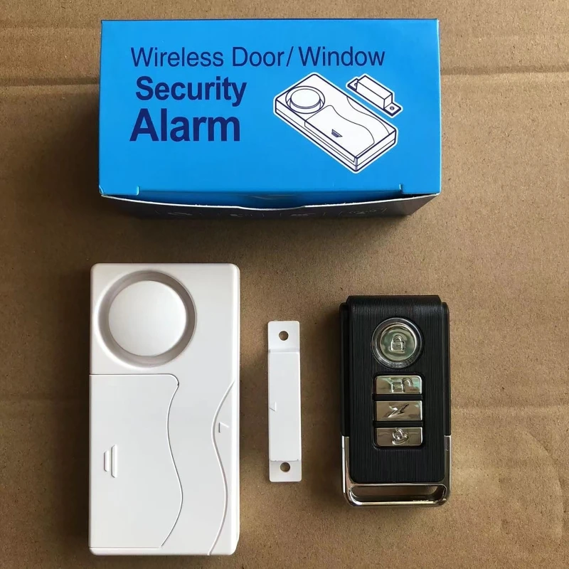 

108 дБ беспроводной пульт дистанционного управления дверная сигнализация дверь окно шкаф громкая противоугонная сигнализация дверной магнит домашняя охранная сигнализация комплект