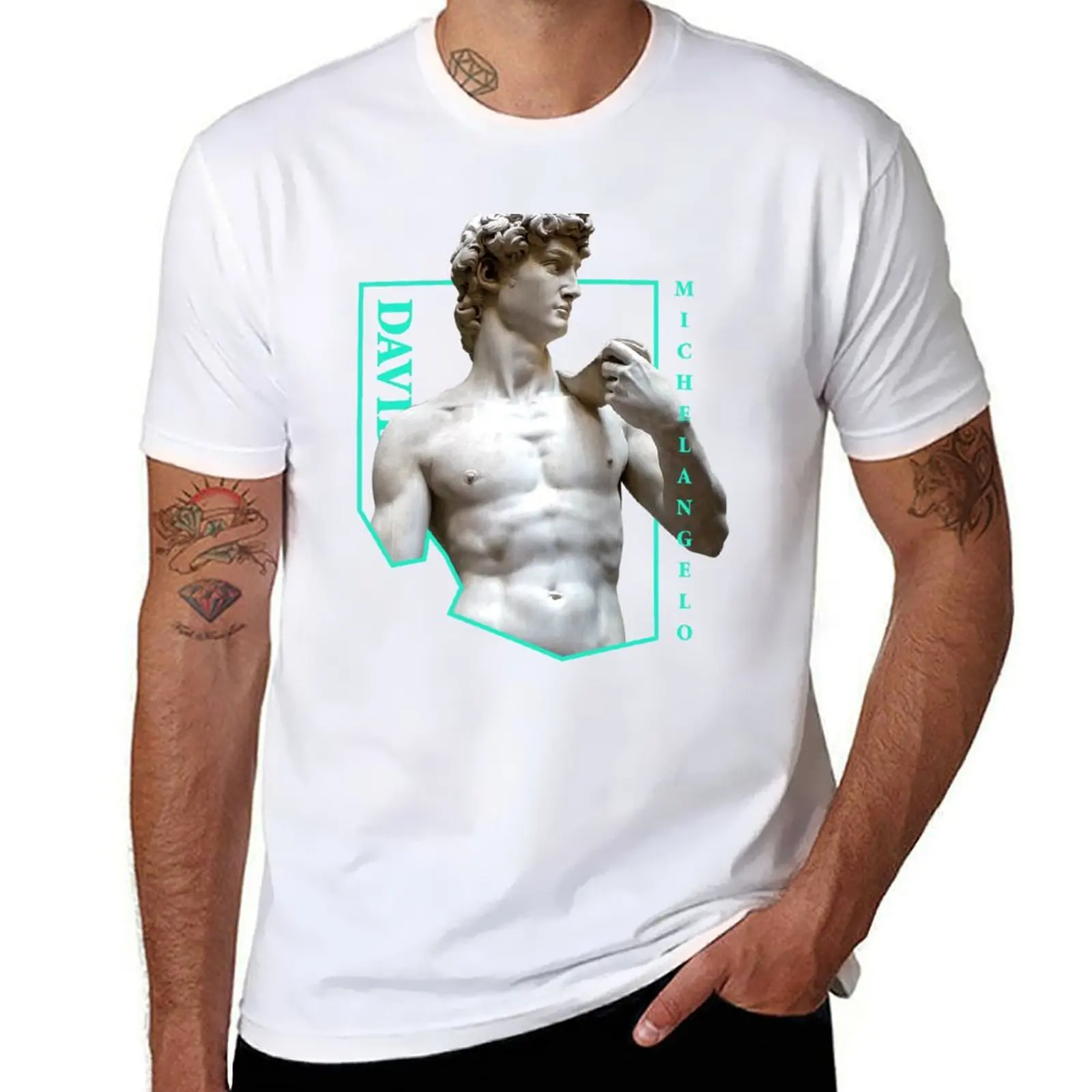 

Michelangelo's David - Graphic Style T-Shirt Casual All Match Short Sleeve T-Shirt