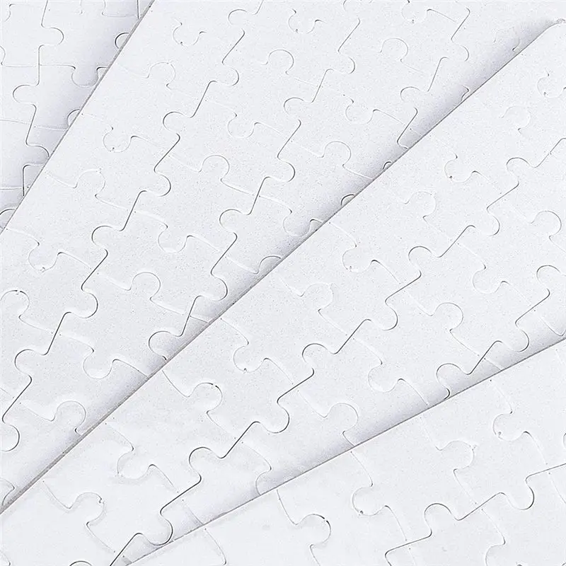BMBY-20 Sets Blank Sublimation A4 Jigsaw Puzzle With 120 Pcs DIY Heat Press Transfer Puzzle Pearl Puzzle Blank Puzzle