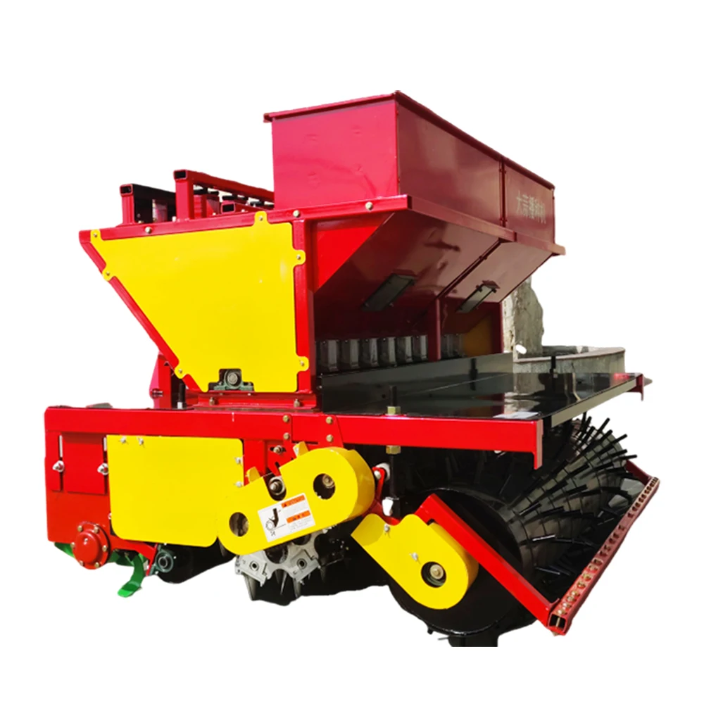 Agriculture Walk Tractor Garlic Planting Seeder Machine Precision Garlic Planter