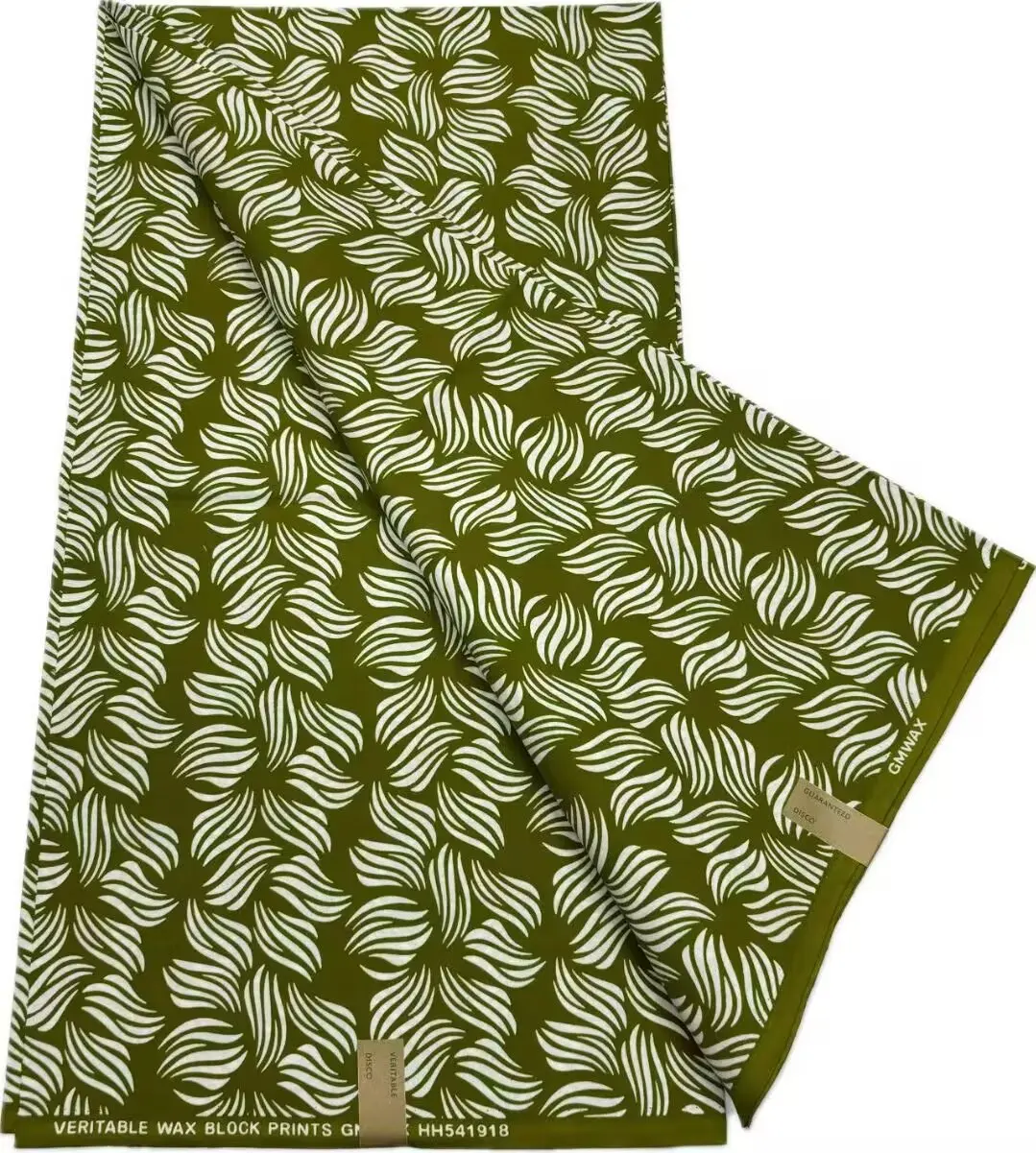 Tela Estampada con Cera Estilo Nigeria 2026 - Tela Africana de Alta Calidad para Patchwork, Ropa y Manualidades HS4