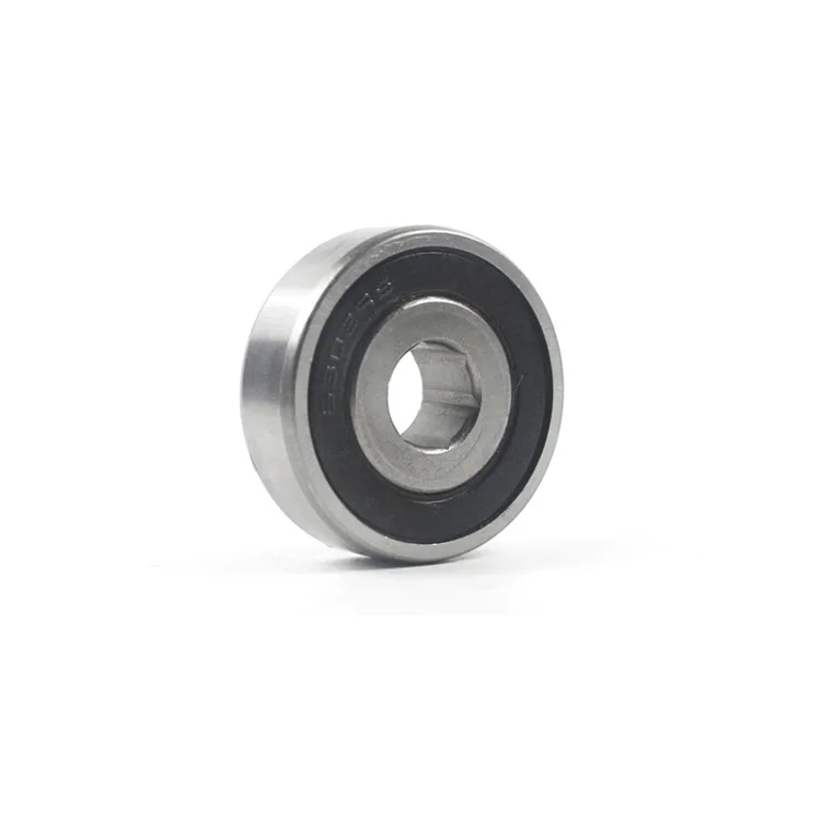 Factory direct sales 6302RS hexagonal hole bearing steel electrical equipment non-standard deep groove ball bearings15 *42 *13mm