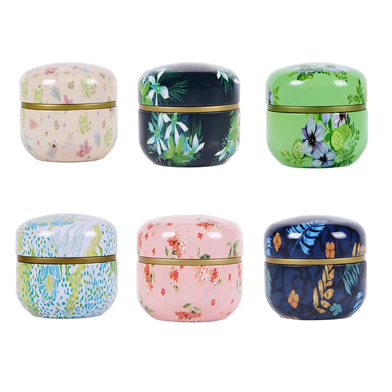 Mini Tea Storage Containers, Tea Tins, Coffee Tins, Food Storage Container for Tea, Coffee Herb, Candy, Chocolate, Sugar Spices