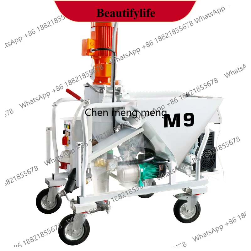 Z189 Small Automatic Cement Plastering and Spraying Machine  Equipped with Durable Motor and Bearings Suitable for Core Industri