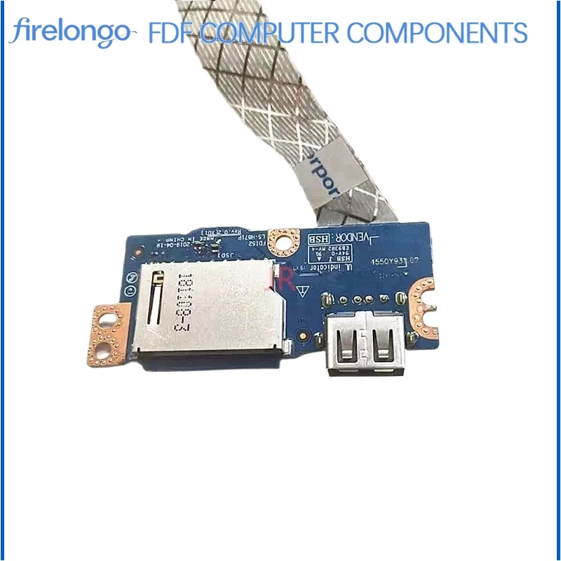 New For Dell Inspiron 15 3595 0T52VM LS-H871P Power Button Board Replacement