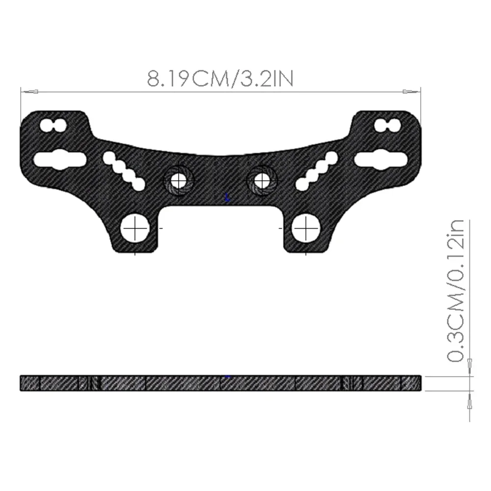 Aluminum / Carbon Front Rear Shock Tower for Tamiya TT02 TT-02D TT-02R TT-02T Damper Stay 54947 RC Car Upgrades