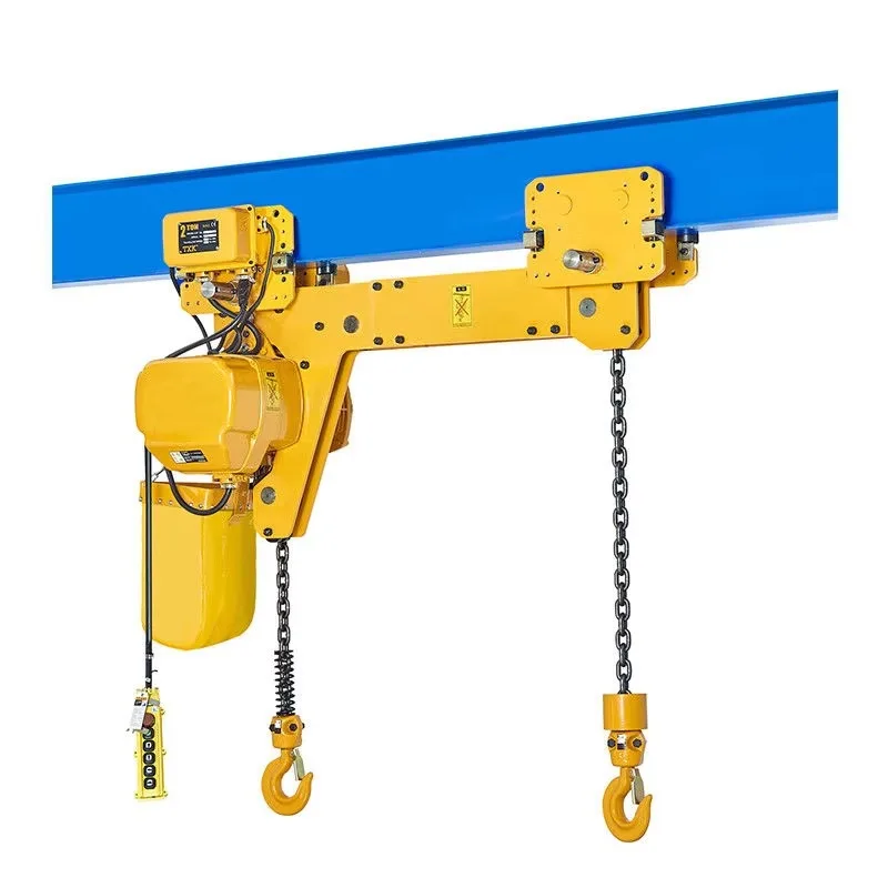 220V 1Ton Electric Lifting Hoist Solid Steel Structure Cost-effective Construction Material Handling Equipment