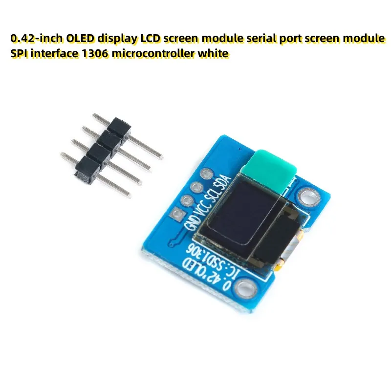 

0.42-inch OLED display LCD screen module serial port screen module SPI interface 1306 microcontroller white