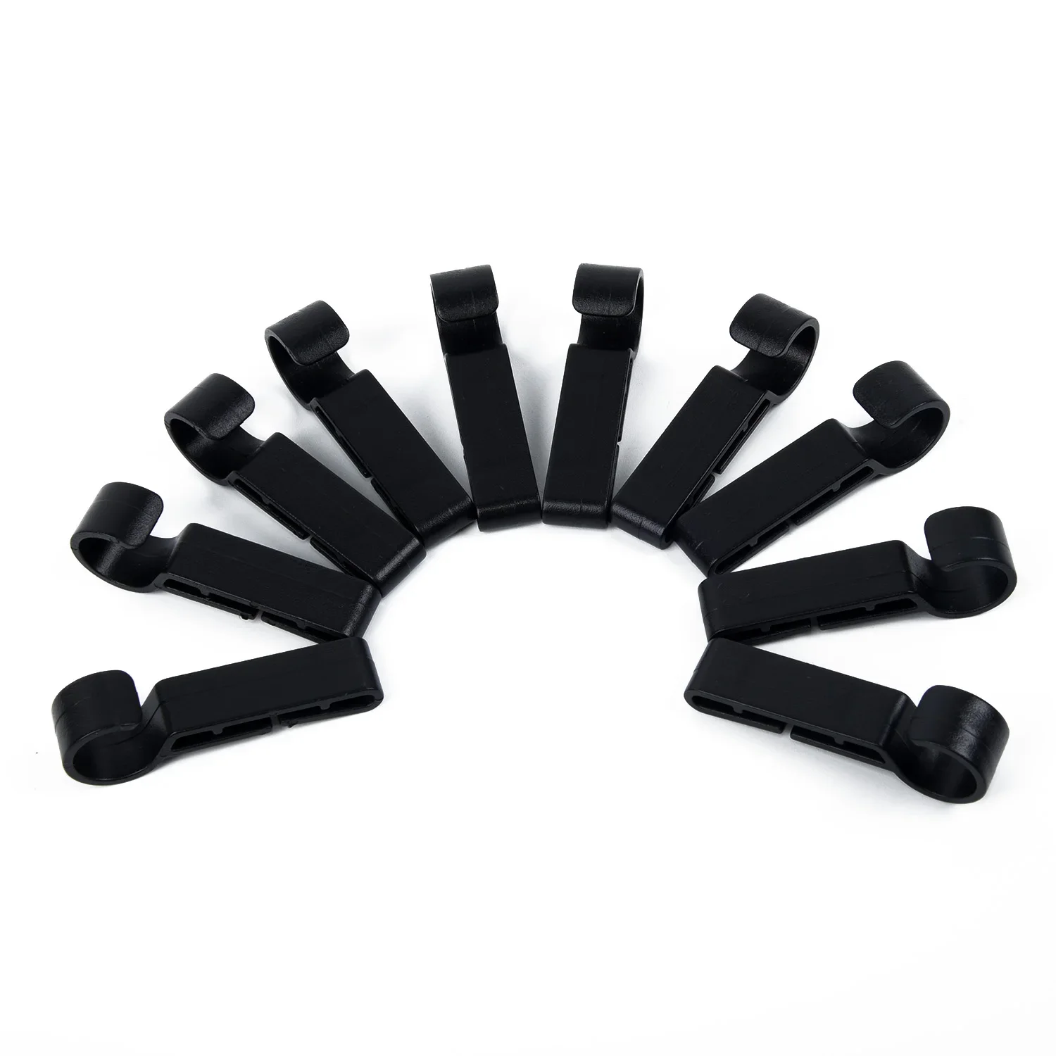 10Pcs/lot  Universal Durable Plastic Helmet Clips Headlamp Hard Hat Safety Cap Hook Buckle Hot Wholesale