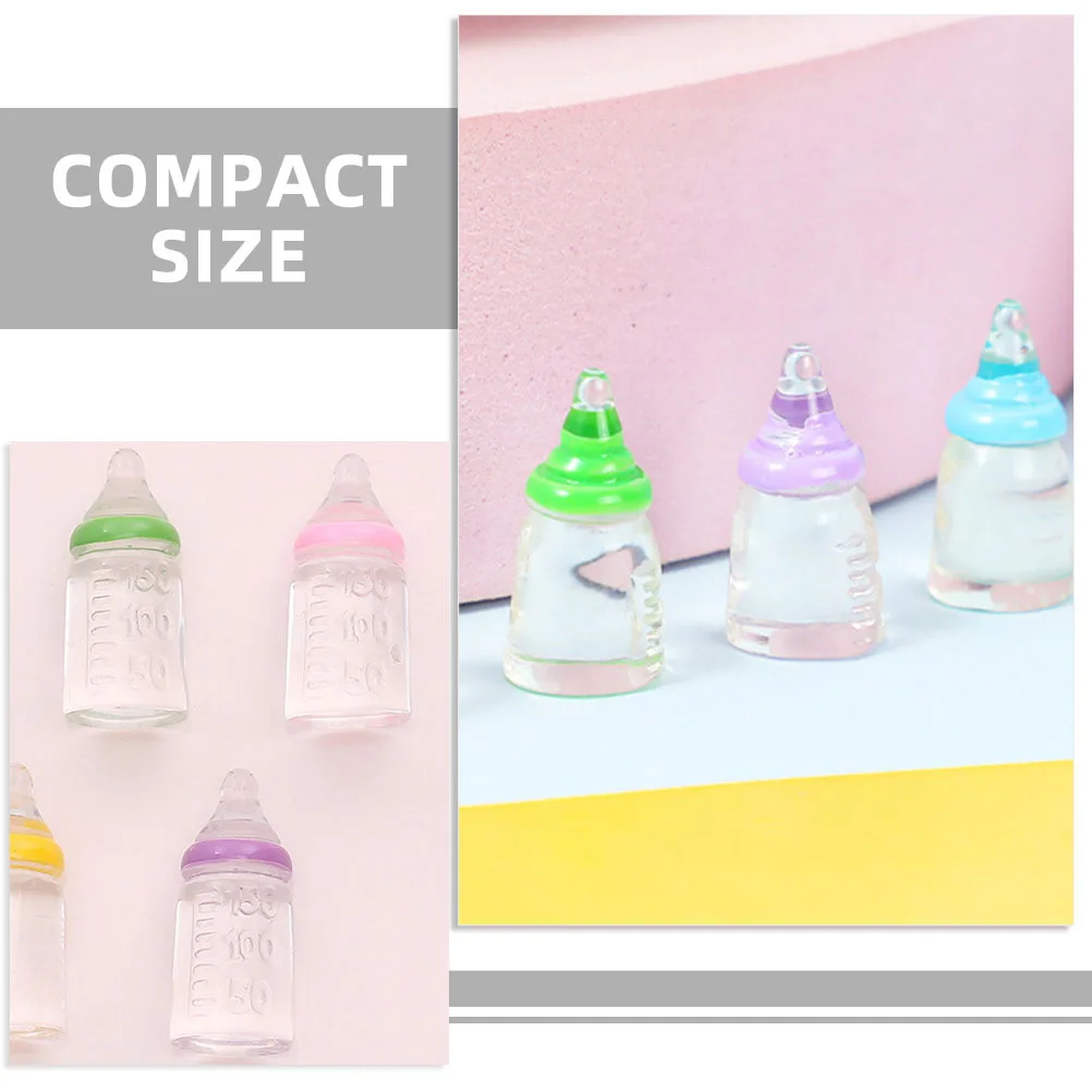 25 stuks fles decor baby shower partij gunst lichtgewicht miniatuur melkfles DIY aanbod tafel strooi decoraties