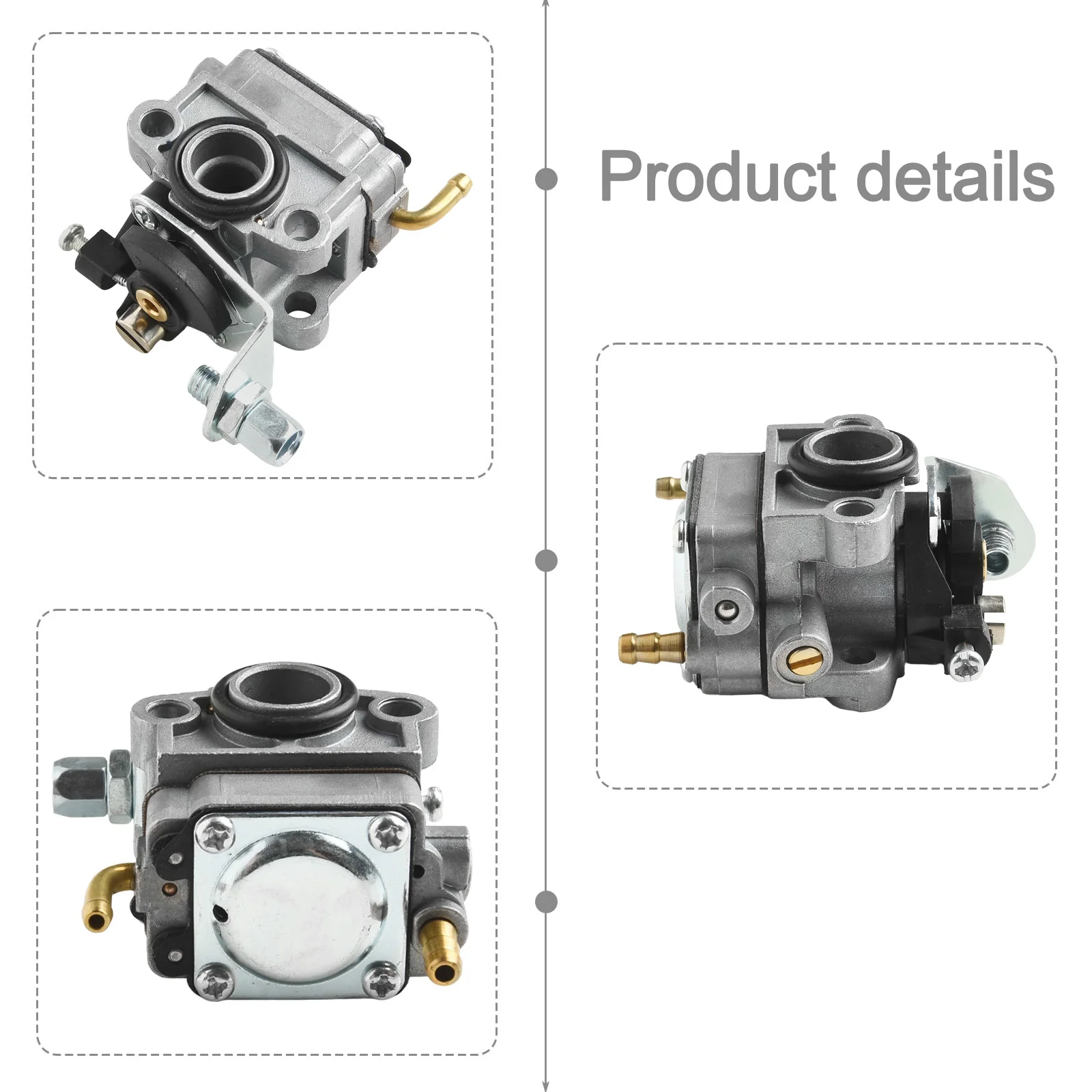 Carburetor for TTL488GDO 2 IN 1 Multi Tool Built to Interface with Standard Fuel Shut Off Solenoid and Linkage