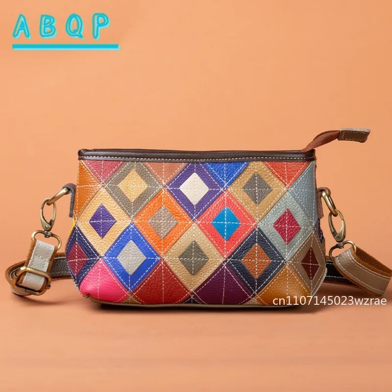 

ABQP New Women's Shoulder Bag Colorful and Fashionable Women's Shoulder Messenger Bag High Quality Personality Women's Bag