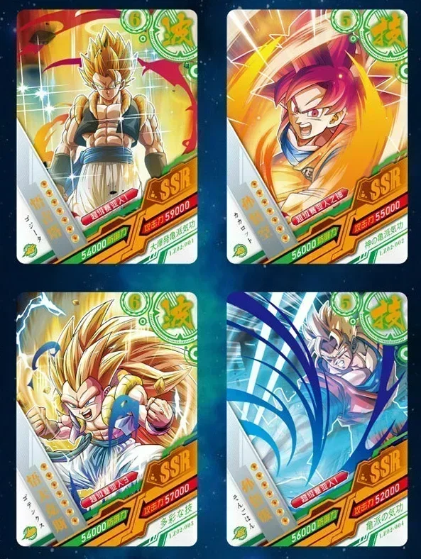 Dragon Ball Card Son Goku Diamond Flash Rare Bronzing SP Flash Card SSR Gold Card Deluxe Collector\'s Edition Cards Kids Gifts