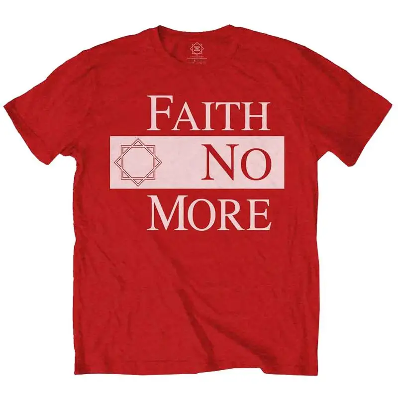 

Faith No More Classic Band Logo Star T Shirt