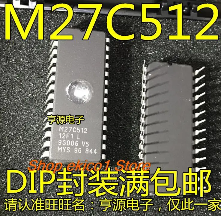 

10pieces Original stock M27C512-12F1 M27C512