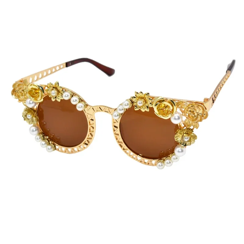 

2023 Baroque Square Sunglasses Children Crystals Sexy Girls Sun Glasses Rhinestone Child Shades for Party Oculos De Sol Feminino