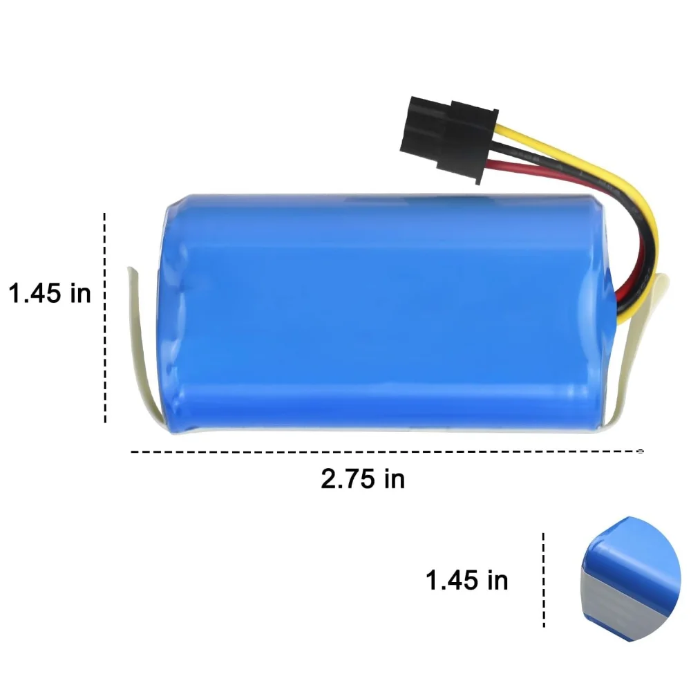 بطارية بديلة 3500 مللي أمبير 14.4 فولت لـ Eufy L50 L60 L60 Hybrid SES متوافقة مع iRobot Roomba Combo Essential Y0110 Y011020