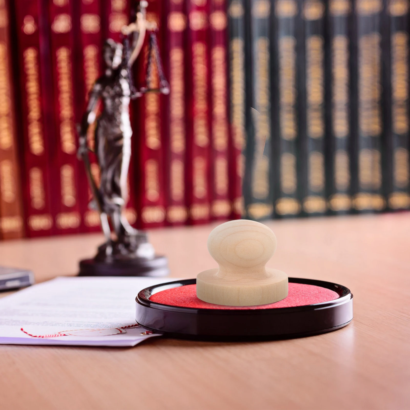 

5pcs 5Cm Wooden Round Handle Stamp Diy Craft For Scrapbooking Diary Engraving Custom Sealing Envelope Greeting Card Durable