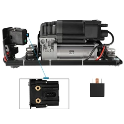 Air compressor+ Bracket + Valve Block Relay For BMW F11 F07 F01 520D 37206875176 Suspension 37206868998Shock Absorber Parts