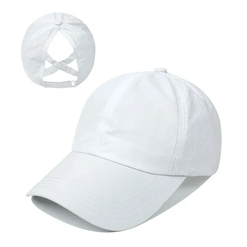 Tongue Hat Women Mesh Breathable Sun Protection Hat In Summer Stay Cool & Stylish Adjustable Breathable Mesh Ponytail Hat