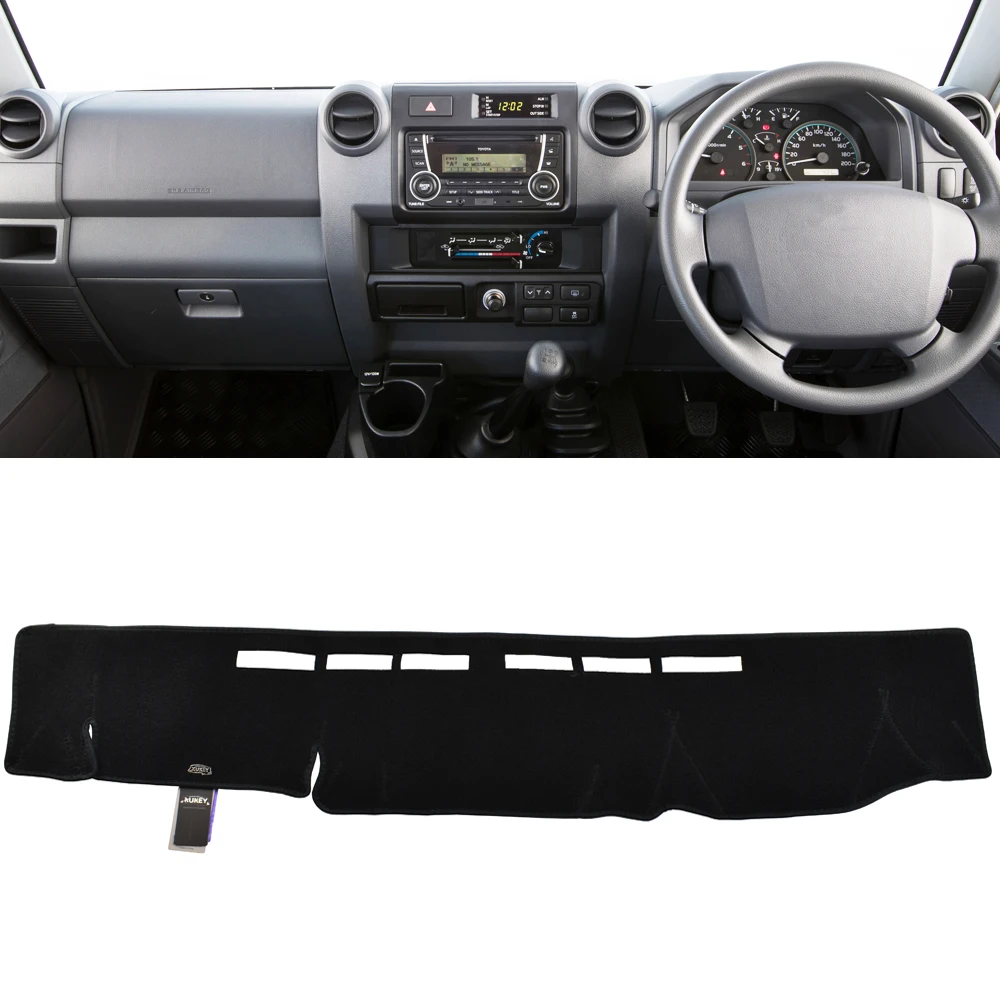 Xukey For Toyota Landcruiser 70 76 78 79 Series 2009 - 2020 Dashmat Dashboard Cover Dash Cover Mat Pad Sun Shade Carpet