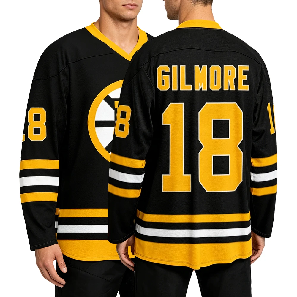 

Happy Gilmore 2 Merch Jersey Sport Movie V-Neck Long Sleeve Streetwear Shirts Women Men Cosplay Hockey Jersey