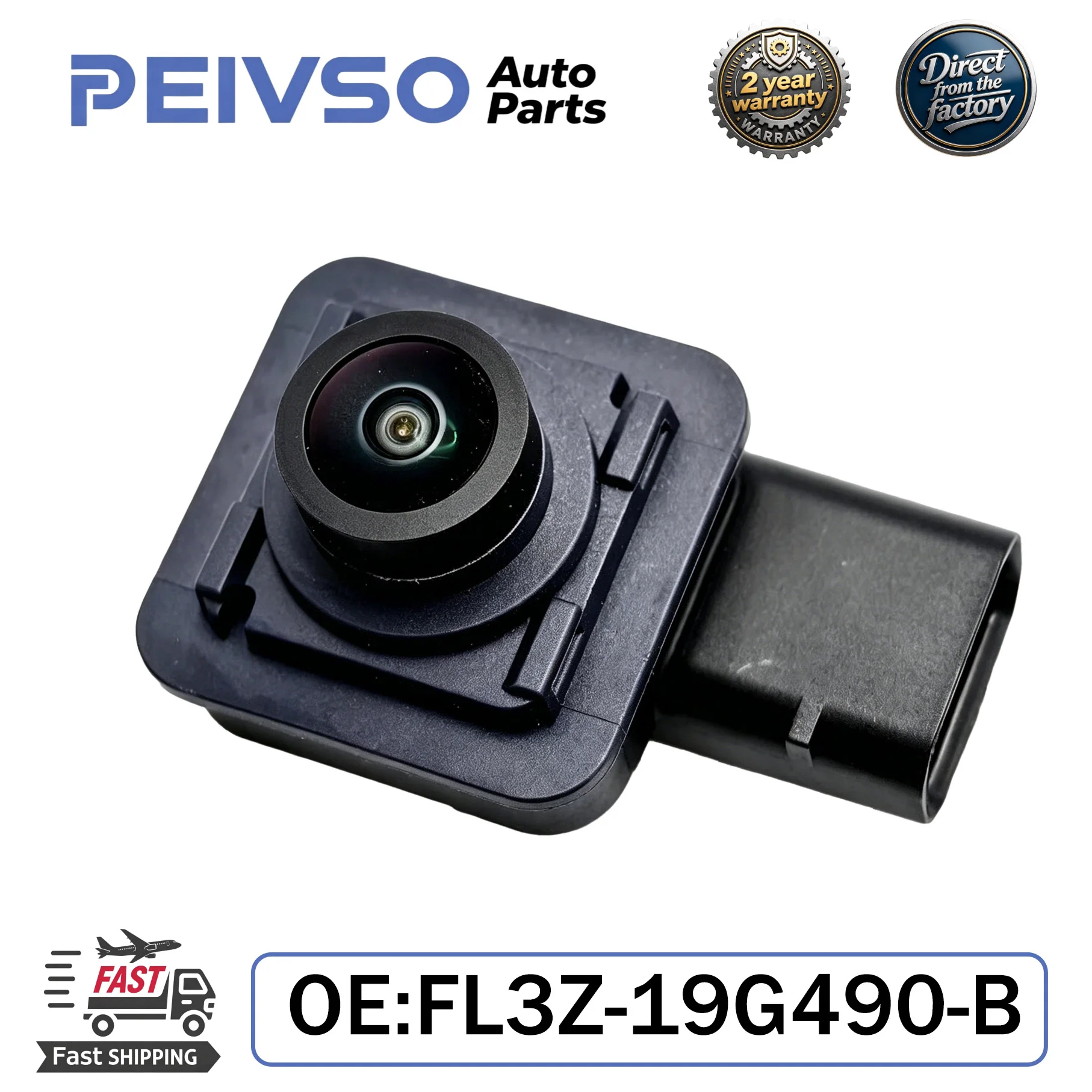 PEIVSO NEW High Quality FL3Z-19G490-B Rear View Backup Camera Parking for Ford F150 2015-2017 Car Parts