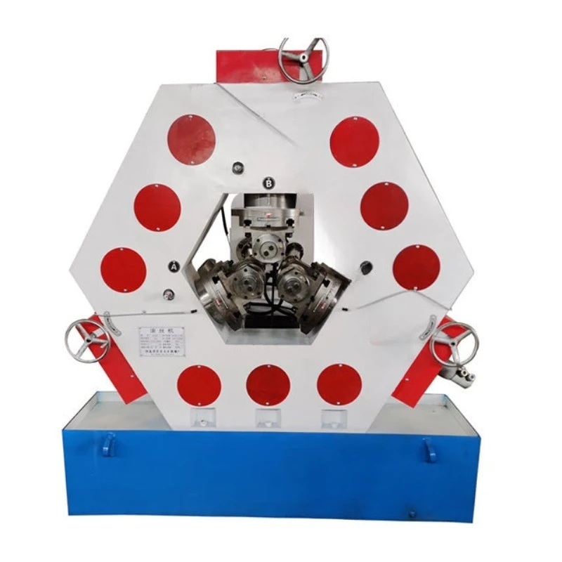 Large three-axis forming wire rolling machine Hydraulic automatic three-axis hollow steel support bolt machine