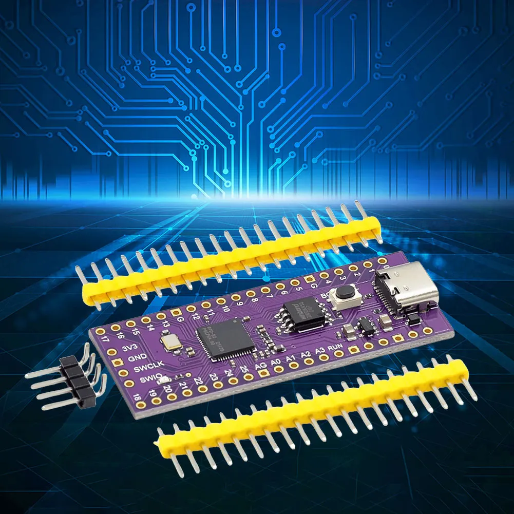 Komputer Mikro Daya Rendah RP2040 Raspberry Pi Pico Board Dual-Core 264KB ARM Raspberry Pi Pico Development Board TYPE-C / MICRO