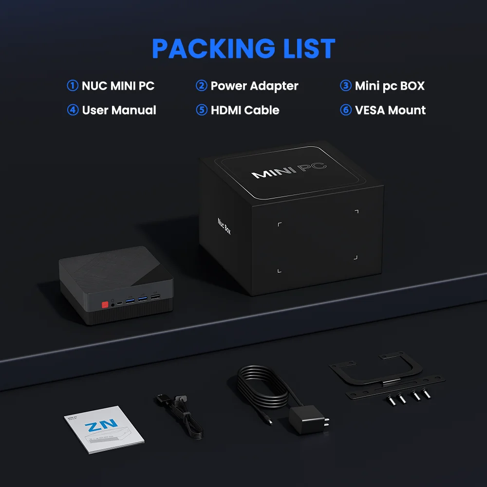 Texhoo MINI PC AMD Ryzen7 5800H R5-7530U 5625U 16G DDR4 2666MHz 512G SSD WIFI6 BT5.2 Desktop Mini Computers Dual 4k Display