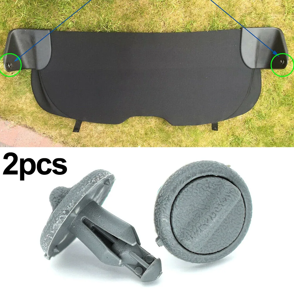 For Nissan Juke F15 Rear Parcel Shelf Clips Pair Plastic Rear Replacement 2PCS Accessory Boot Bracket High Quality